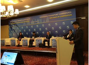 Генеральный директор СТК «KAZLOGISTICS» принял участие в конференции «Транспортные коридоры Евразии: новые пути сотрудничества»