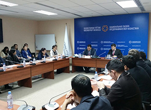Презентация деятельности Союза транспортников Казахстана «KAZLOGISTICS» в НПП РК