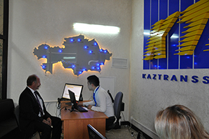 Казахстанским контейнерным оператором АО «Казтранссервис» при поддержке АО «Кедентранссервис» открыты два Центра транспортного обслуживания в Астане